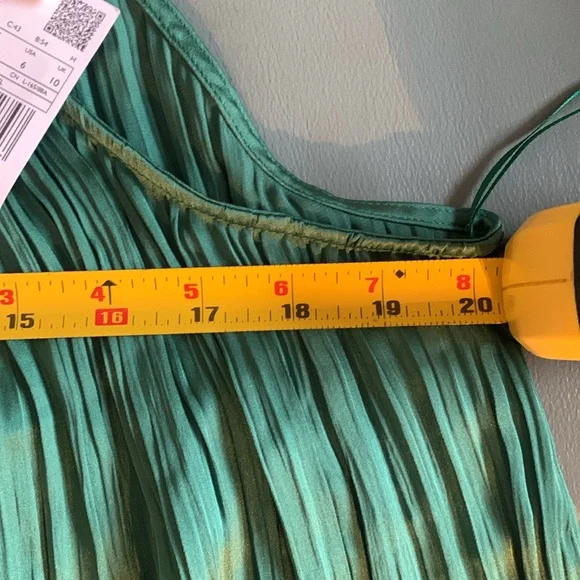 MANGO NWT Halter-neck pleated top - Picture 13 of 15